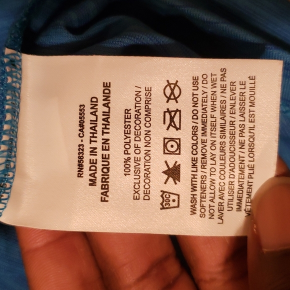 Nike Women's Blue Tee-shirt - Picture 4 of 10